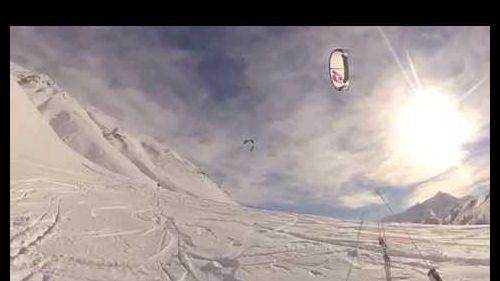 Maddalena foil day 2012 kite in the morning 1st day