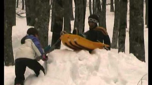 Io e nicolò sulla neve