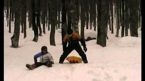 Io e nicolò sulla neve - video breve