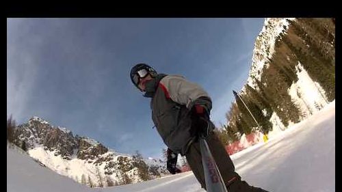 Snowboarding Punta Ces -- GOPRO