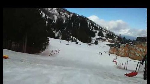 Weekend neve a campitello matese cral tecnocap, discesa con slittino orlando e antonio