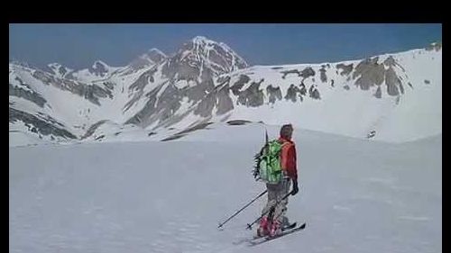 Sci alpinismo sul gran sasso