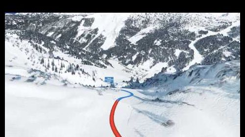 3d realitymap der weltcupstrecke zauchensee