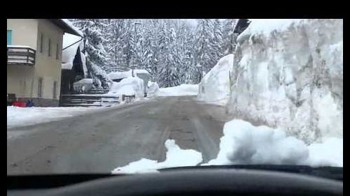 Strada pieve di livinallongo - arabba