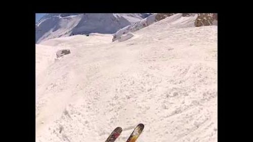 Skiing Sass Pordoi - Val Di Fassa 2014 - Italy - Dolomites