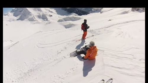 Crans Montana ski freeride