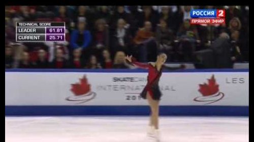 Rika hongo - skate canada 2014, kelowna - free program