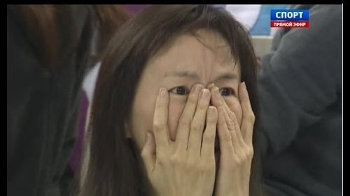 Yuzuru hanyu/han yan - collisione nel warm up, velocità reale