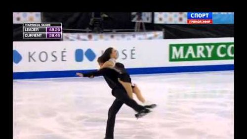 Isu grand prix of figure skating final 2014. fd. madison chock / evan bates