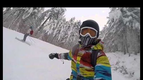 Snowboard camigliatello gopro hero 3+ black edition