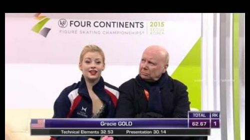 Gracie gold - four continents 2015, seoul - short program