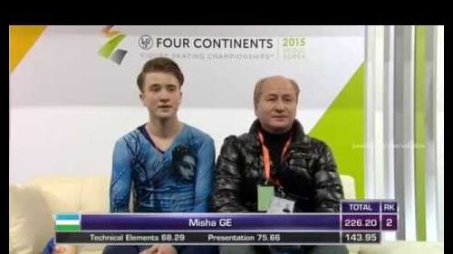 Misha ge - four continents 2015, seoul - free program
