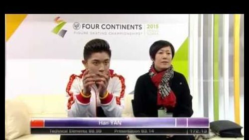 Han yan - four continents 2015, seoul - free program