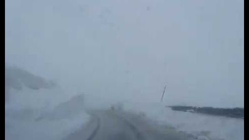 Salendo al Terminillo nevicata forte, Seat Leon Fr tdi 5f .16-03.2015