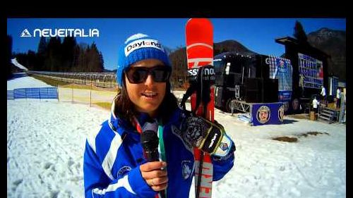 Sci alpino campionati italiani 2015 - tarvisio - intervista a irene curtoni
