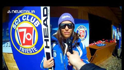 Sci alpino campionati italiani 2015 - tarvisio - intervista a elena curtoni