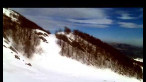 Campitello matese, discesa dalla del caprio 29.03.2015