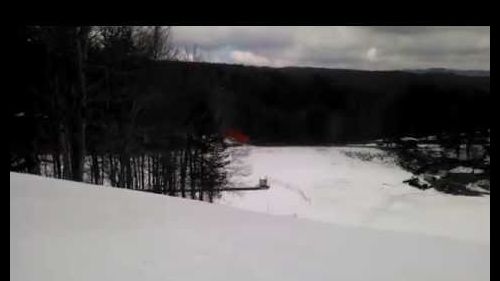 Pista da sci di camigliatello silano - 9 aprile 2015 - la mia discesa