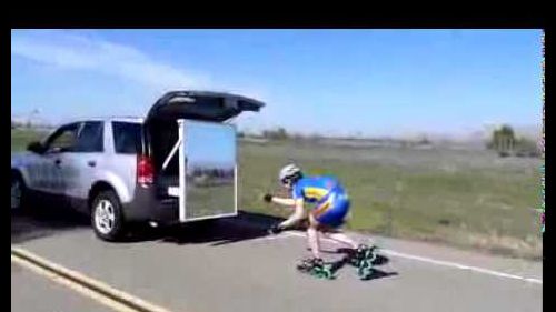 Inline speed skating   instant feedback