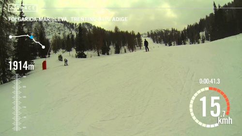 Trace: Skiing - Flavio Zancla at Folgarida-Marilleva