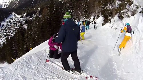 L' ultimo Spinale...discesa della direttissima di Madonna di Campiglio con lo Iape. Marzo 2015