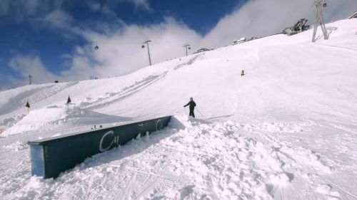 Telemark skiing wildhaus