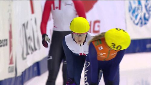 Elise christie /women`s 500m semifinal  #1 - isu world cup short track speed skating toronto