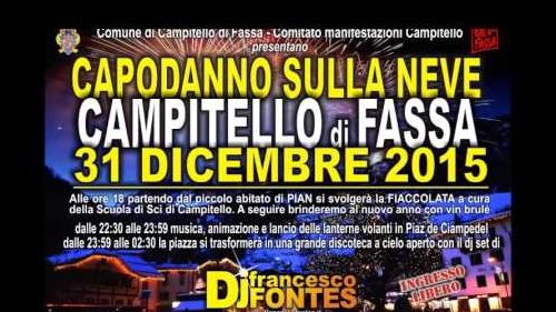 Dj Francesco Fontes Live Tour - Capodanno sulla neve 2016