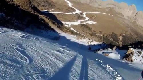 La Col Margherita (Passo San Pellegrino) il 5.12.2015