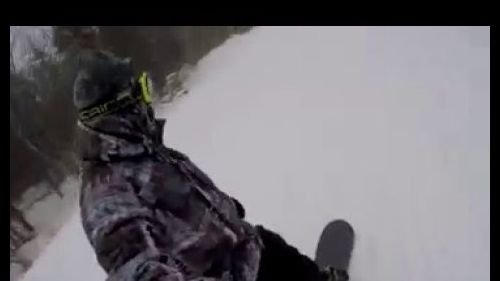 Snowboard in mont sainte anne