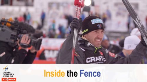 Tour de ski with the french ski team - fis cross-country - inside the fence