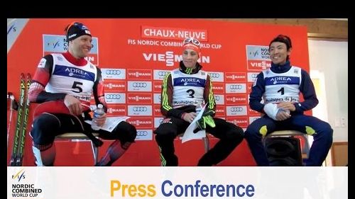 Press conference chaux-neuve ind. gundersen 23.01.2016