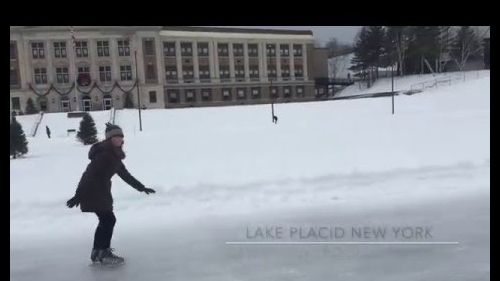 Lake placid olympic speed skating oval