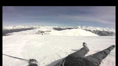 Big fall in Sauze D'Oulx 2015 skiing