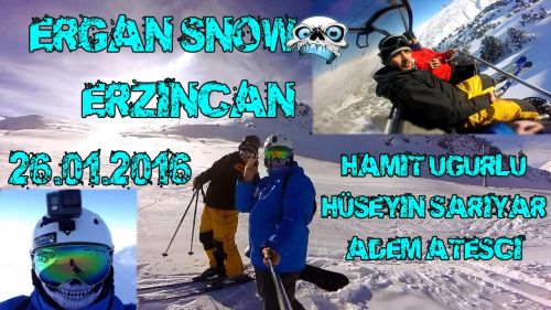 Erzincan ergan arkada?larla e?lence kayak snowboard 26.01.2016 gopro hero