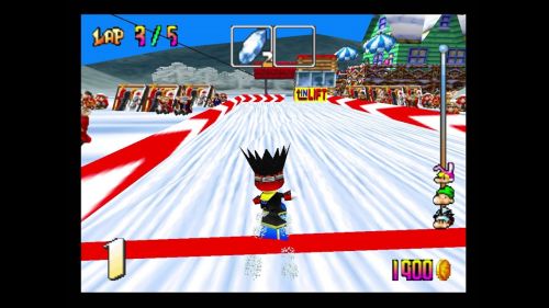 Snowboard kids (slash run) - 1 - rookie mt. - the human pokey