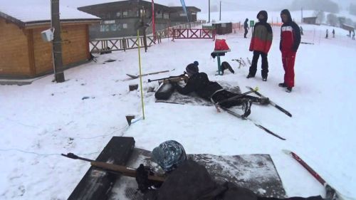 Francas du doubs - séjour neige 2016 - biathlon 2