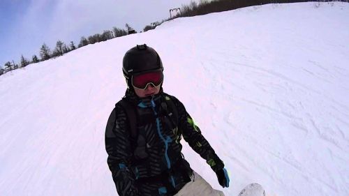 Snowboarding. snowboard. magadan.