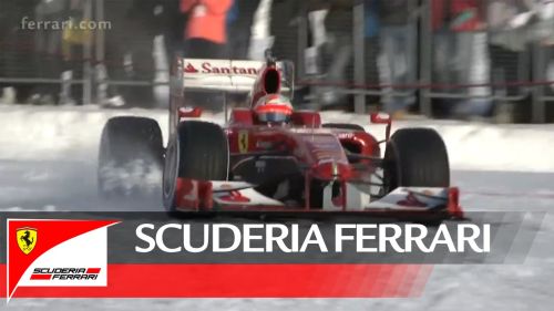 Snow run - Scuderia Ferrari at Livigno