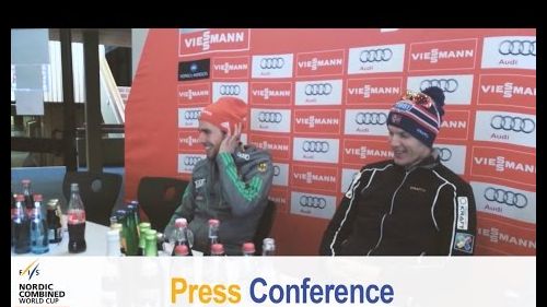 Press conference schonach team event 04.03.2016