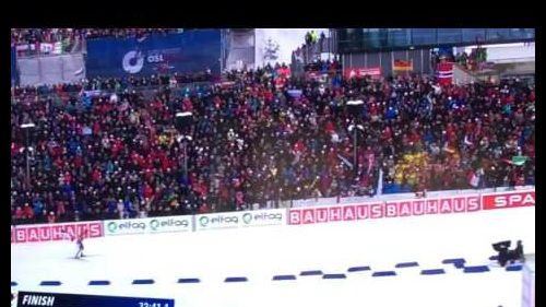 Biathlon pursuit wm 2016 oslo - martin fourcade wins gold