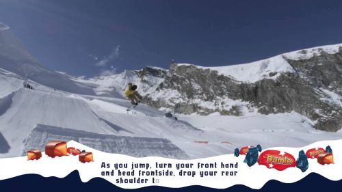 Dumle snowboard school :: trick tip #8 ::  switch frontside rodeo 540 indy