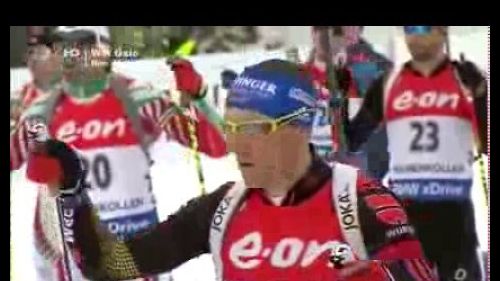 Männer 15 km massenstart biathlon wm oslo 2016 /hd