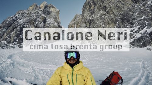 Cima Tosa Canalone Neri in White Powder - Sci Ripido - Steep Skiing Madonna Di Campiglio