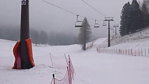 messa in linea seggiole seggiovia