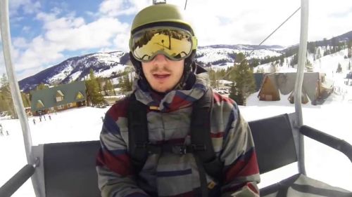 Beaver mountain snowboard gopro