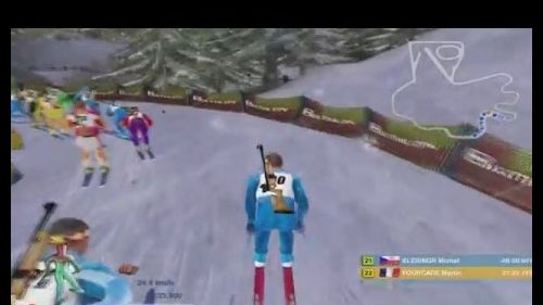 Détente - biathlon champion (fr) - on fait tourner les biathlètes