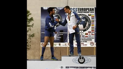 European championship porto 2016 biathlon , strappo 32kg