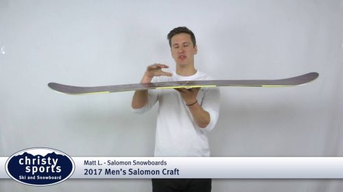 2017 salomon craft men's snowboard review