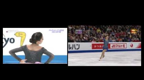 Medvedeva evgenia (rus) - free skate 2015/2016 vs free skate 2016/2017